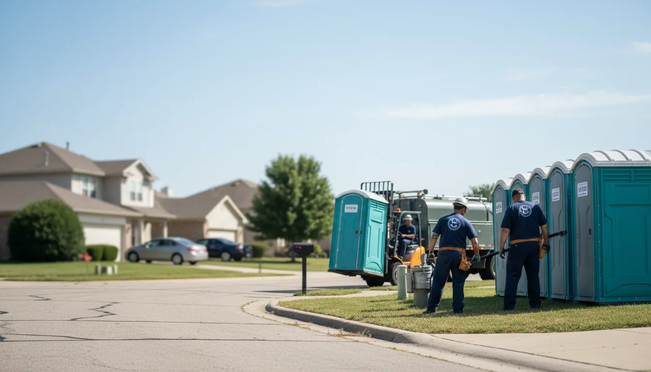 Porta Potty Rental in Moffit, ND near me